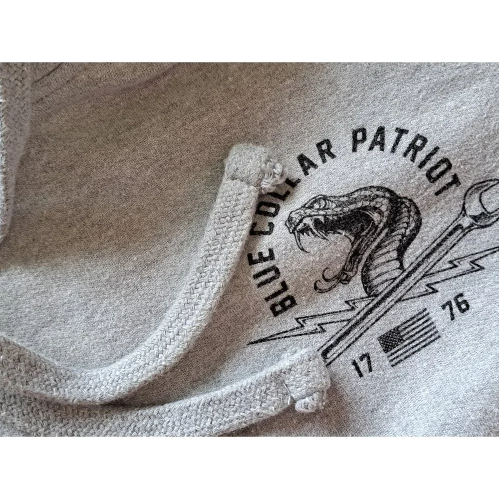 Howitzer Nothing Given Hoodie Sweatshirt Mens Size Large Gray Streetwear Grunge - Picture 6 of 8